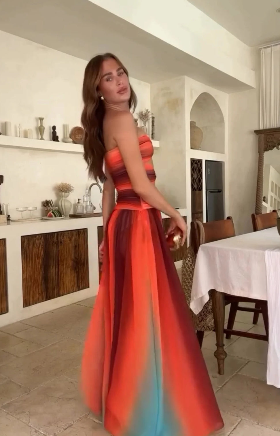 Dress Flash Orange