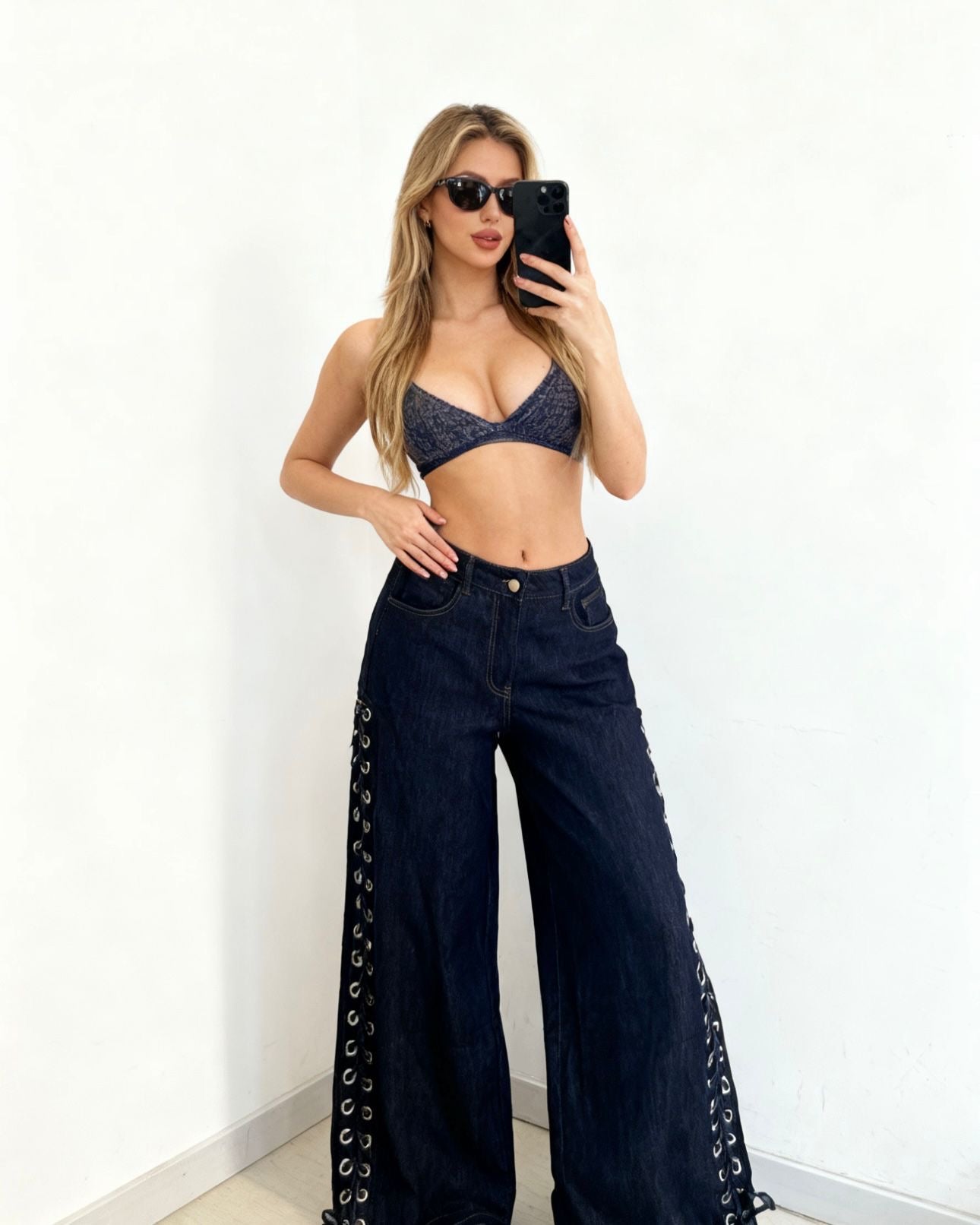 Jeans Stringhe