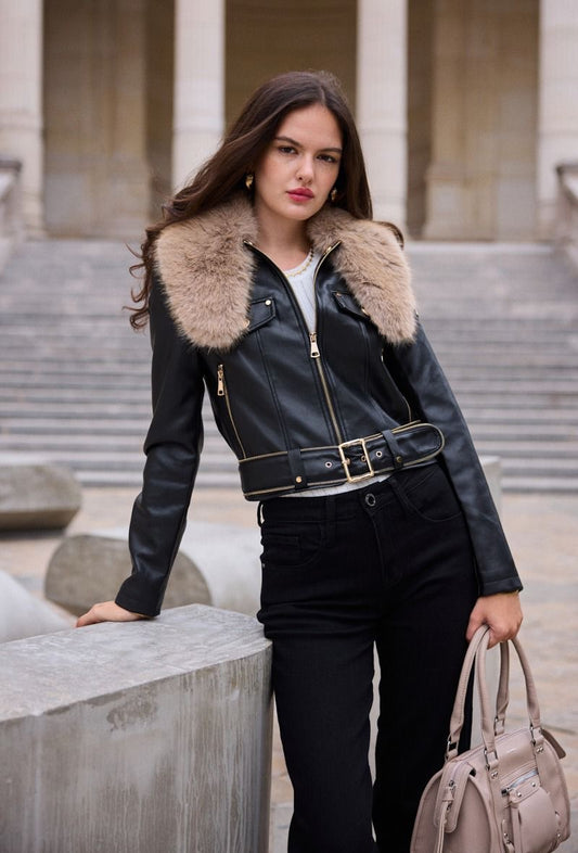 Giubbotto con pelliccia