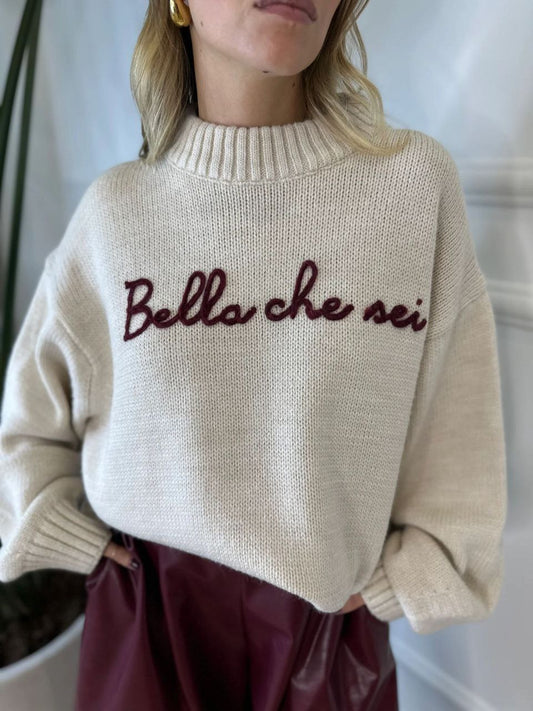 Maglione “Bella che sei”